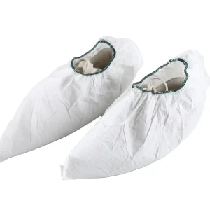 SMS Shoe Covers 30gsm Non Woven Waterproof Foot Covers with Full Elastic Bands for Salon Spa Applications