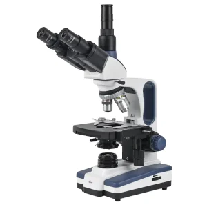 SW350T 40X 2500X Trinocular Compound Biological Microscope with Handle for Lab