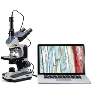 SW350T3S 40X-2500X Trinocular Compound Biological Microscope with 3M USB2.0 Camera