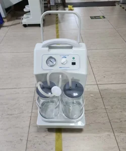 SZX 3090A2 Medical Supplies Efficient Hand Propelled Suction Machine With Two Bottles for Surgical Operation