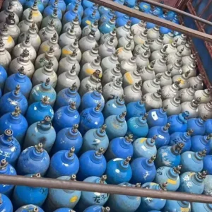 Seamless Oxygen Cylinder Oxygen Bottle 2-50L 200Bar Valve Oxygen Tank Hospital Oxygen Cylinder