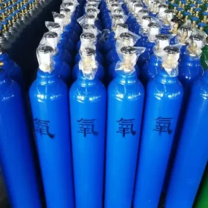 Seamless Oxygent Cylinder Oxygen Bottle 2 50L 200Bar Valve Oxygen Tank Hospital Oxygen Cylinder Price