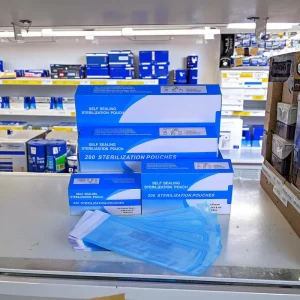 Self Sealing Nail Sterilization Pouches Surgical Disinfection Packaging for Medical Consumables