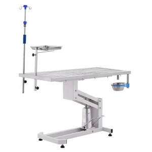 Shenyue ST 609 Veterinary Surgical Hydraulic Table For Pet Operations 304 Stainless Steel