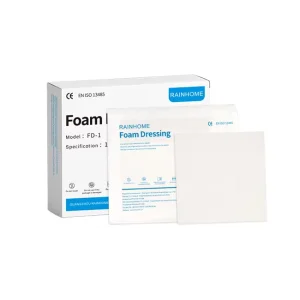 Silicone Foam Dressing Non adhesive Medical Disposable Devices for Wound Care Wound Therapy Dressing 10x10cm