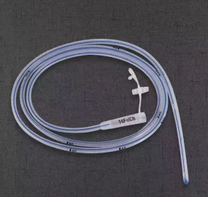 Silicone Medical Disposable Gastric Tube with Double Lumen Transparent 6Fr 24Fr Soft Comfortable Non Irritating Little Damage