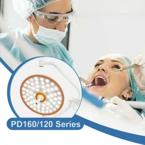 Single Dome Electric LED Surgical Lamp CE Certified Adjustable Temperature (3500-5100K) High CRI 96 for Dental Surgery