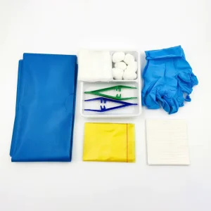 Single Use Sterile Dressing Kit Wound Cleaning Care Drape Sets Sterile Dressing Kit CE Certified Class I Hospital Medical Use