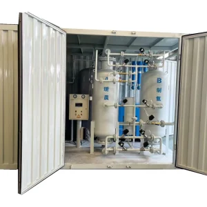 Skid mounted Containerized PSA Nitrogen and Oxygen Gas Generator for Industrial Medical