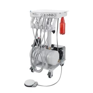 Small Dog Veterinary Dental CE Approved Scaler LED Curing Light Mobile Portable Dental Unit Air Compressor 1 Year Warranty