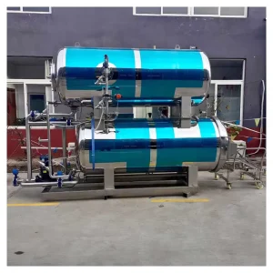 Small Food Test Processing Retort Canned Food Coconut Water and Milk PP Bottles Pouch Glass Sterilization Industrial Machine