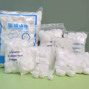 Small Medium Large Customized Dry Cotton Balls for Medical Sterilization Degreased Cotton Product