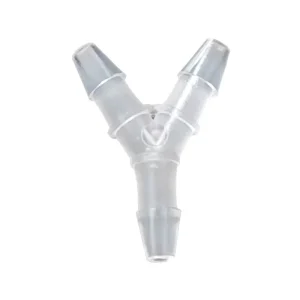 Small Plastic 6mm T Shape and Y Shape Tube Connector Forging Medical Equipment Laboratory Consumables for Gas Application