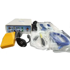 Small Size Generator Medical Open Surgery Electrosurgical Cautery Max 100 Watts Monopolar and Bipolar Coagulator for Vet