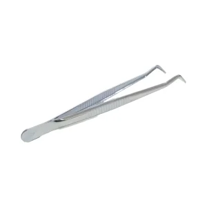 Small Stainless Steel Dental Tweezers Manual Power Source Surgical Instruments for Dentistry
