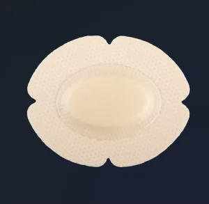 Soft Conformable Super Absorbent Dressing for Hard to dress Body Areas