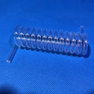Spiral Quartz Glass Tube Experimental Instrument Customizable China Origin