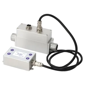 Split type Thermal Mass Oxygen Gas Flow Meter with PU Pipe High Temperature Resistant Medical Stainless Steel Anti Corrosion
