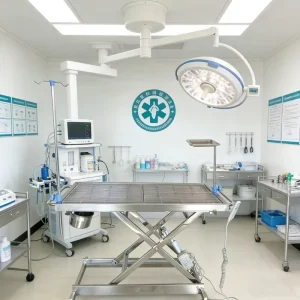 Stainless Steel Animal Operating Table Surgical Bed for Pet Hospital Silent Electric Lifting Diagnosis and Treatment Table