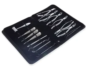 Stainless Steel CE Certified Medical Grade Dental Extraction Forceps Adults Teeth Extracting Pliers Surgical Instrument Bag