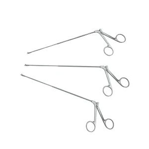 Stainless Steel ENT Micro Laryngeal Instruments Set Manual Laryngeal Forceps Laryngotome Scissors Needle Hook