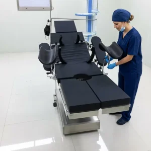 Stainless Steel Electric Operating Table Multifunctional Surgical Bed for Hospital