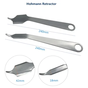 Stainless Steel Hohmann Retractor for Upper/Lower Limb Retractor Orthopedics Surgical Instruments