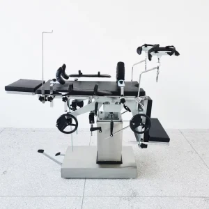 Stainless Steel Hydraulic Mechanical Operating Table for Hospital General Surgery with 3-Year Warranty