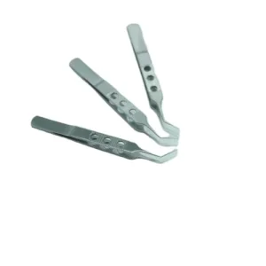 Stainless Steel Intraocular Lens Implant Forceps Round Tip