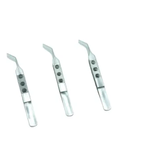 Stainless Steel Intraocular Lens Implant Forceps Round Tip