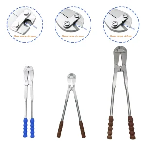 Stainless Steel Large Wire Cutting Plier Kirschner Pin Cutter Wooden Handle Orthopedic Surgery Instrument