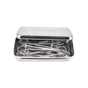 Stainless Steel Manual Basic Surgical Instrument Box 13 Piece Kit