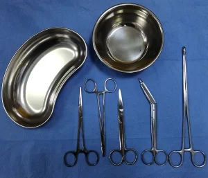 Stainless Steel Medical Surgical Instrument Box Basic Surgery Delivery Set