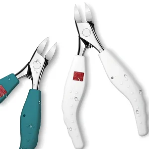 Stainless Steel Olecranon Pedicure Nail Clipper Lengthened Handle Sharp Bevel Groove Scissors Precise