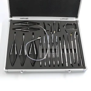 Stainless Steel Ophthalmic Medical Micro Minor Surgery Surgical Instruments Minor OT Kit Set for Surgery