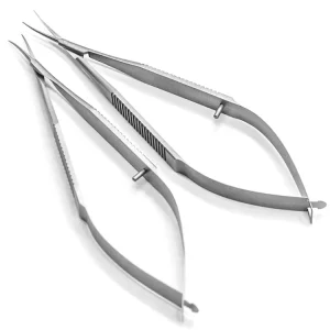 Stainless Steel Ophthalmic Surgical Instruments Recycle Eye Corneal Scissors