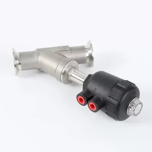 Stainless Steel Pneumatic Clamp Angle Seat Valve for Pharmacy
