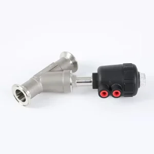 Stainless Steel Pneumatic Clamp Angle Seat Valve for Pharmacy