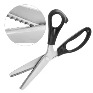 Stainless Steel Scissors Multifunctional Serrated Scissors Sewing Zigzag Scissors Tijeras Tailoring Scisors
