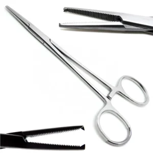 Stainless Steel Surgical Instrument Artery Forceps Hemostat Curved Straight Kocher Forceps