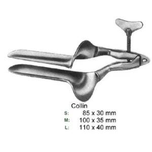 Stainless Steel Surgical Instrument Gynecology Vaginal Dilator Stainless Steel Speculum Collin
