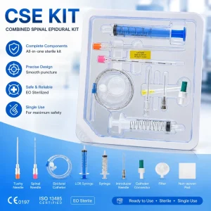 Sterile Combined Spinal Epidural Procedure Pack for Regional Anesthesia Single Use EO Sterile