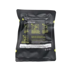 Sterile Surgical Non Woven Hemostatic Gauze Z Fold With Kaolin Chitosan for Tactical First Aid Kit
