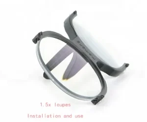 Surgical Adjustable Focus Magnifier Sculpture Loupe Medical Loupes Magnifying Glass Microscope Biological
