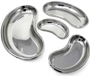 Surgical Basis Medium Deep Type 304 Stainless Steel Kidney Dish for Hospital