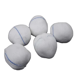 Surgical Gauze Ball Sterile X ray Detectable 100% Cotton Hospital Consumables