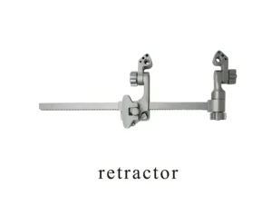 Surgical Instruments Abdominal Retractor with Solid Side Blades Veterinary Instruments