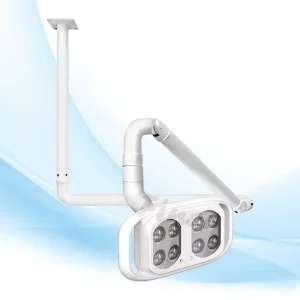 Surgical LED Dental Operating Ceiling Light with Sensor 8pcs LED Tubes 3500 5500K Color Temp Electricity Powered