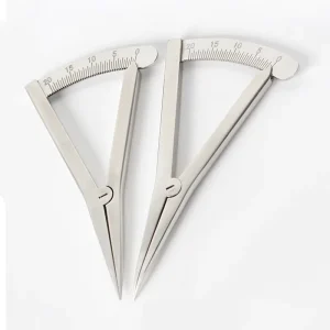 Surgical Ophthalmic Instruments Castroviejo Caliper Straight 0 20 mm Stainless Steel CE Approved