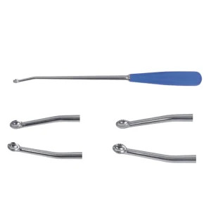 Surgical Spinal Curette UBE Spine Instruments Set Biportal Curette for Spine Surgery Unilateral Biportal Endoscopy Bone Curette
